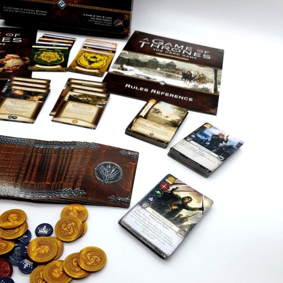 A Game of Thrones The Card Game Second Edition Core Set Complete Family Night - Picture 4 of 11
